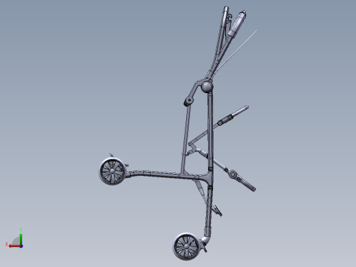 基于SolidWorks婴儿车三维后视缩略图