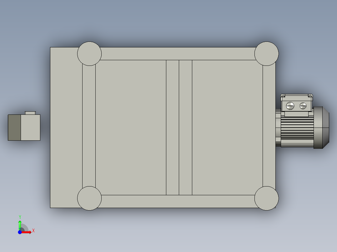 中药搅碎机总装配三维图==1476208==35前视图