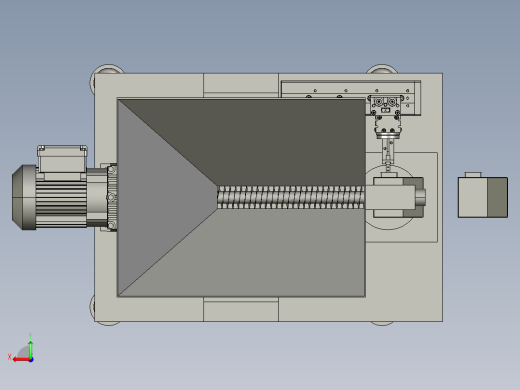 中药搅碎机总装配三维图==1476208==35后视缩略图