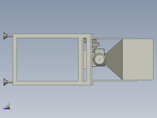 中药搅碎机总装配三维图==1476208==35右视缩略图