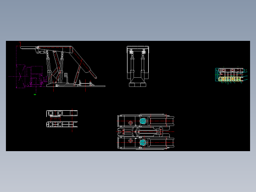 低位放顶煤液压支架的设计（只有CAD图纸）