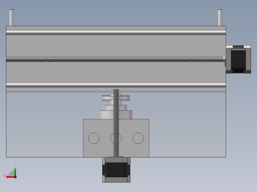 车床切割装置后视缩略图