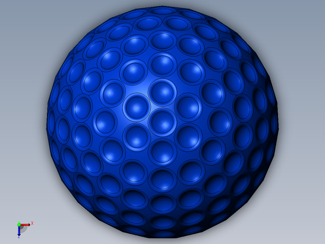 高尔夫球3俯视图