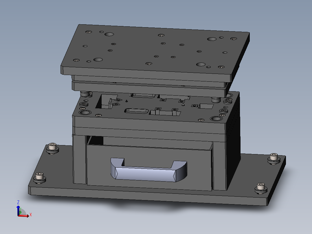 B切水口料头治具