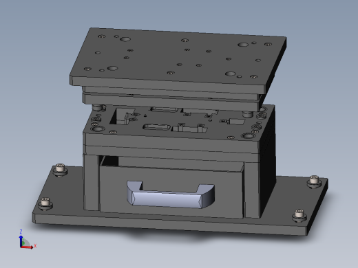 B切水口料头治具