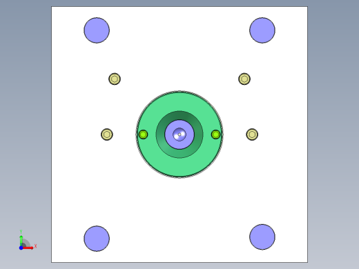 蓝牙耳机外壳耳塞模具图纸844309==100前视缩略图