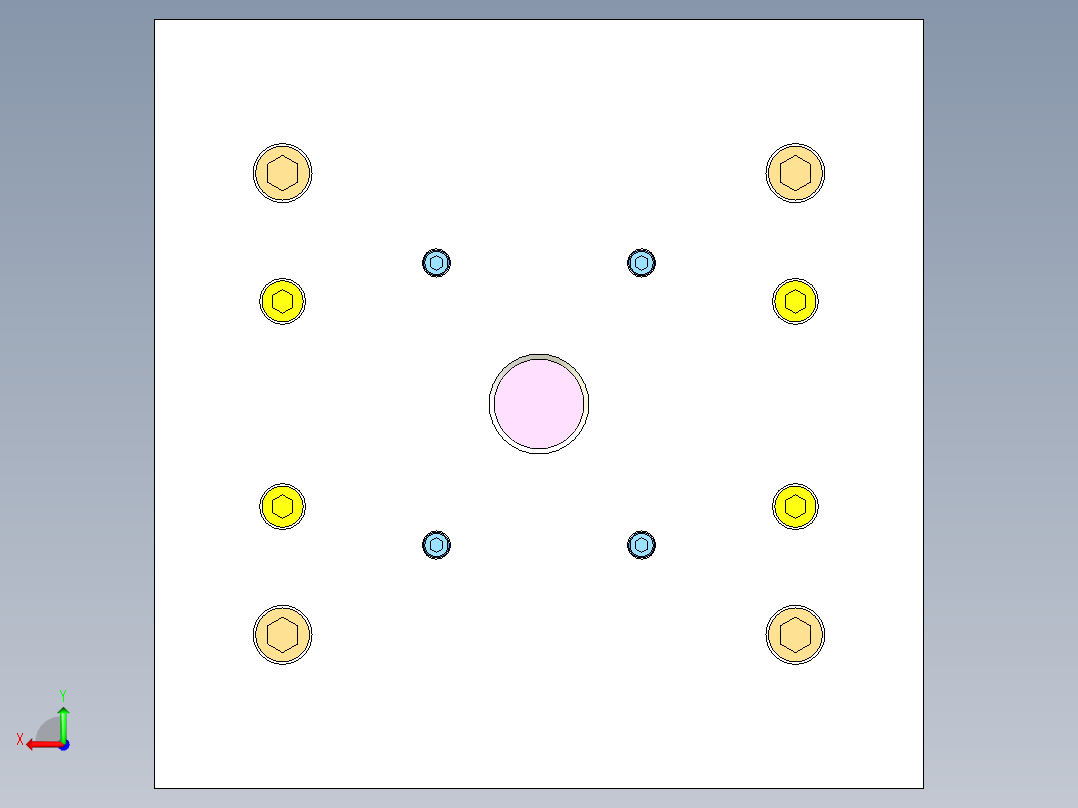 蓝牙耳机外壳耳塞模具图纸844309==100后视图