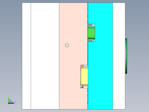 蓝牙耳机外壳耳塞模具图纸844309==100左视缩略图