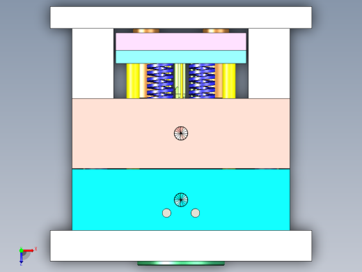 蓝牙耳机外壳耳塞模具图纸844309==100俯视缩略图