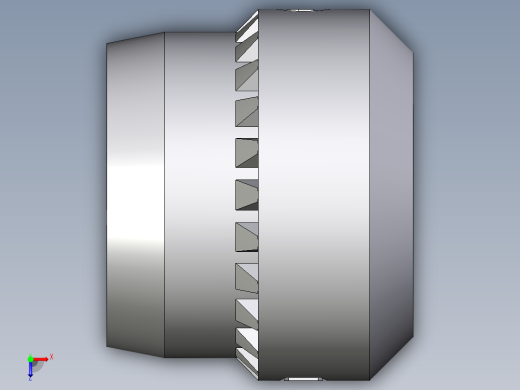 卡套式工业通用硬管接头Progressive_stop_ring_PSR08LX俯视缩略图