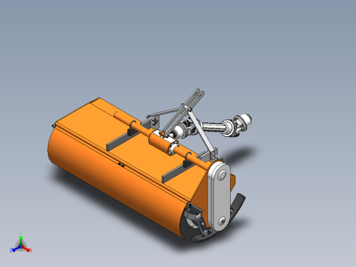 旋耕机正等轴测缩略图
