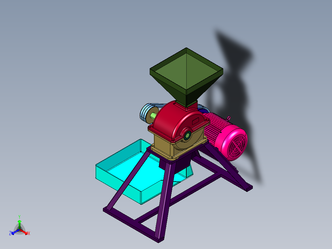 中药材齿式磨粉碎机