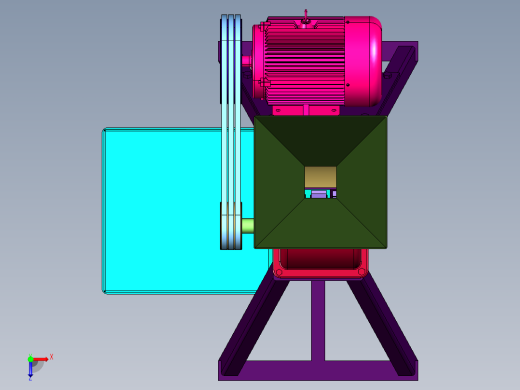 中药材齿式磨粉碎机俯视缩略图