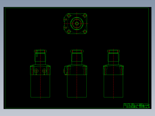 LHS1050-CL-Y45多系列多零件图纸模型