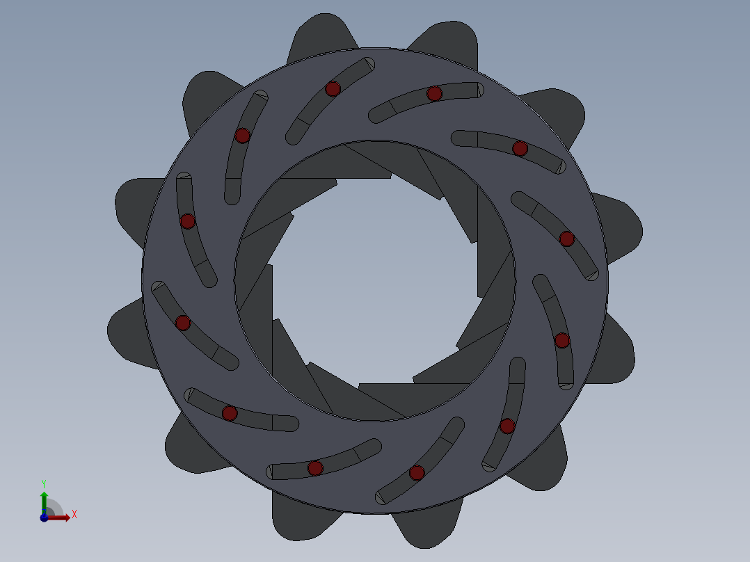 虹膜机构10前视图
