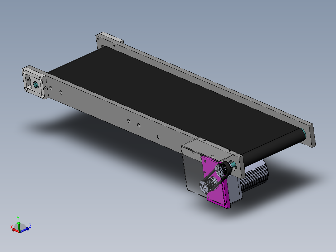 长度850皮带宽度200PVC输送带