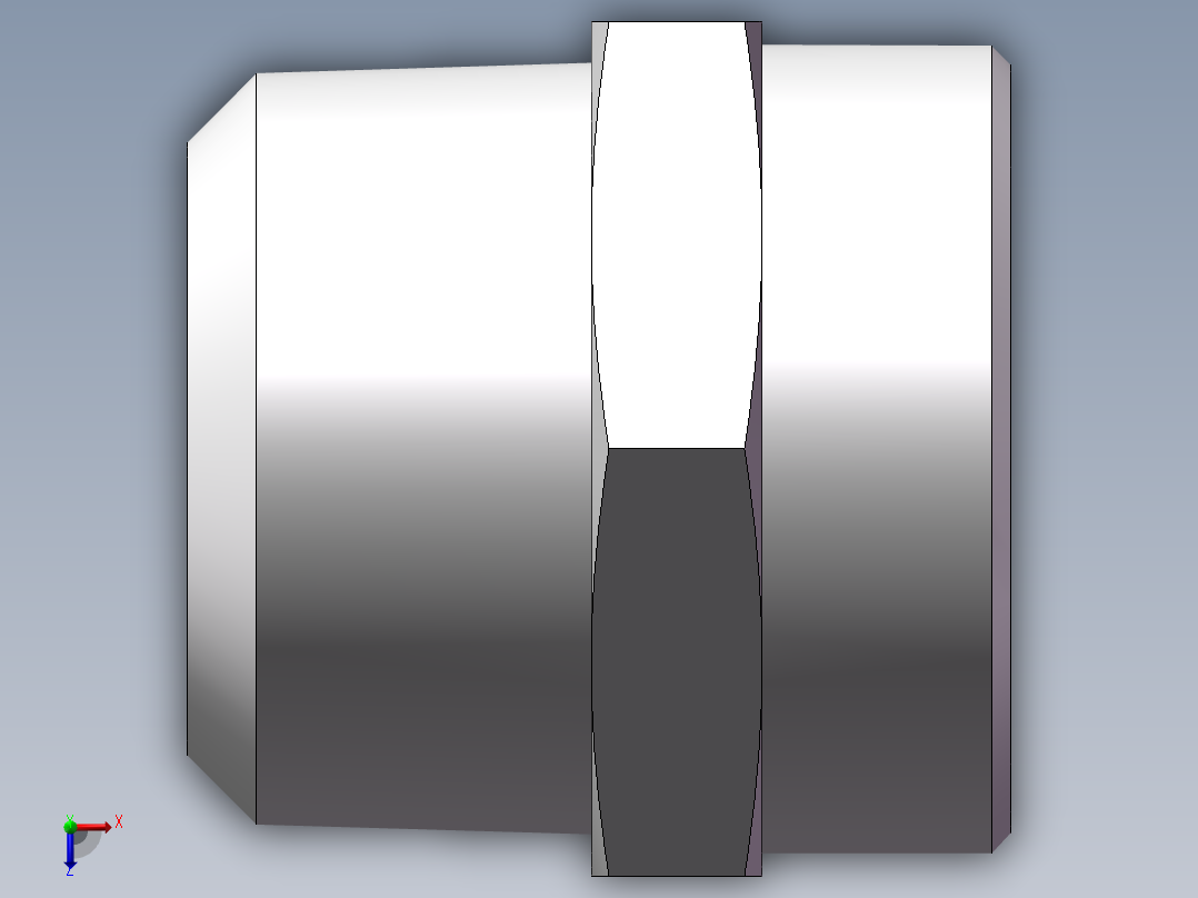 美制锥螺纹、1CN-52-24俯视图