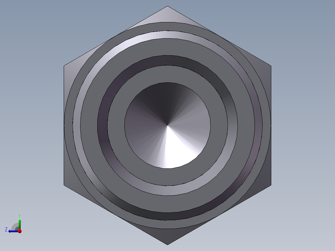 堵头 4C+4D 管端堵、4D-22右视图