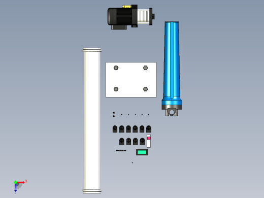 B2003899-100LPH RO 水处理机器俯视缩略图