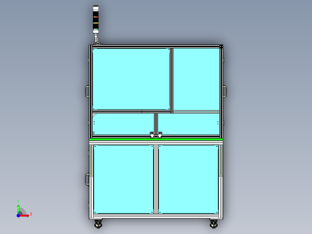 设备外框架设计前视图