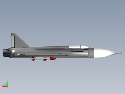 A2004197-新型战斗机后视缩略图