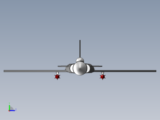A2004197-新型战斗机左视缩略图