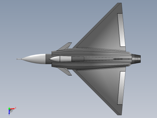 A2004197-新型战斗机俯视缩略图
