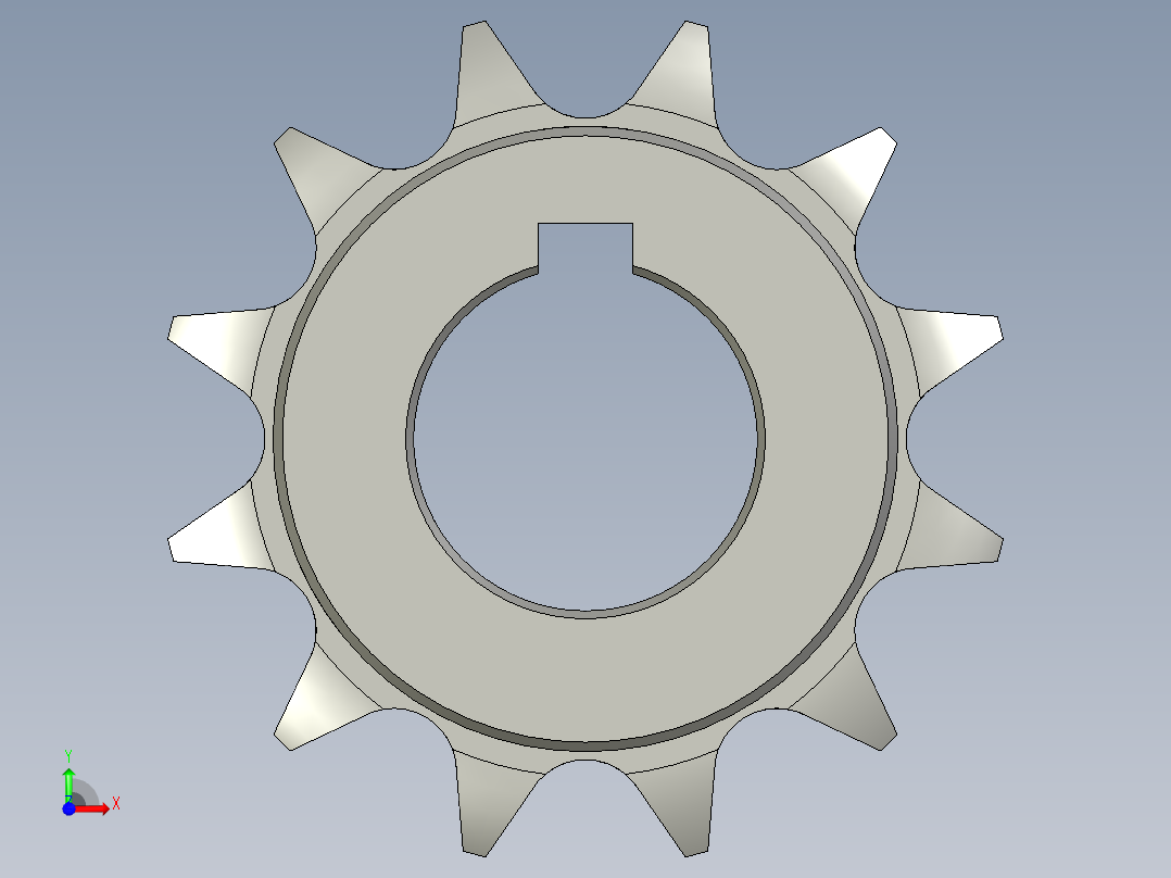 VLF11-40-12-D22链轮前视图