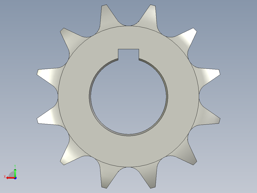 VLF11-40-12-D22链轮后视图