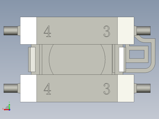 ZB5AA3C弹簧复位按钮头后视缩略图