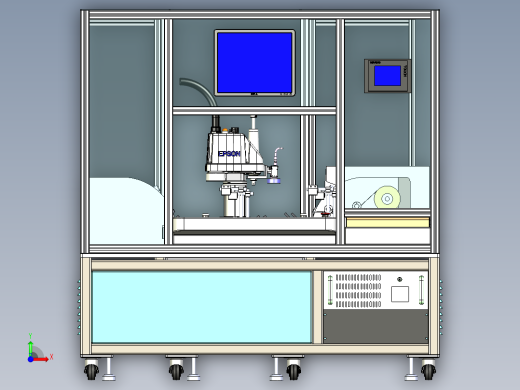 手机盒贴标机前视缩略图