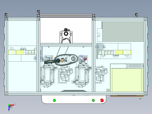 手机盒贴标机俯视缩略图
