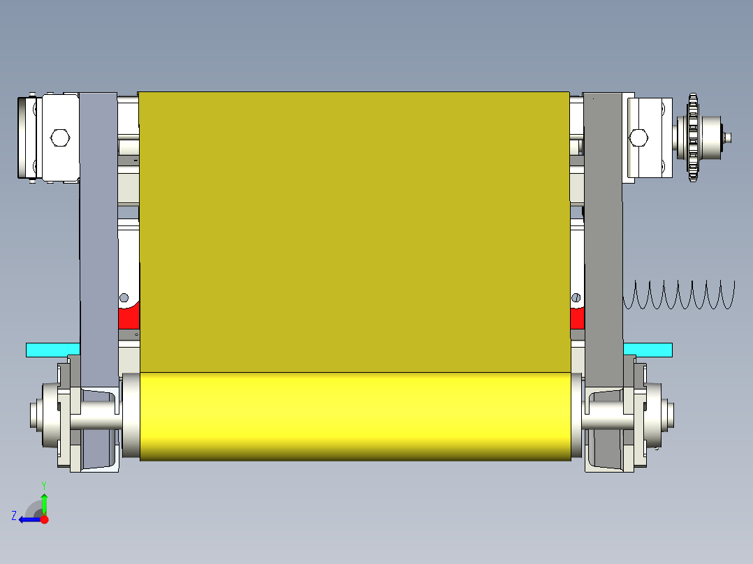 摆动输送带右视图