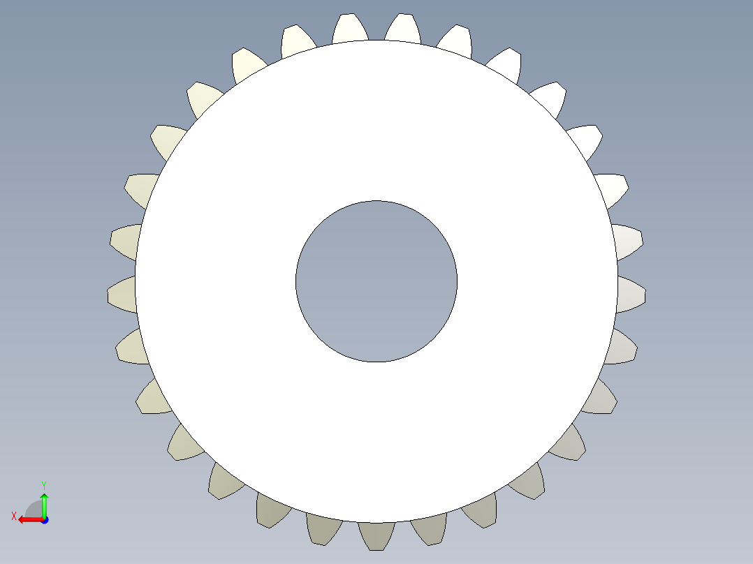 A0004050-29齿锥齿轮后视图