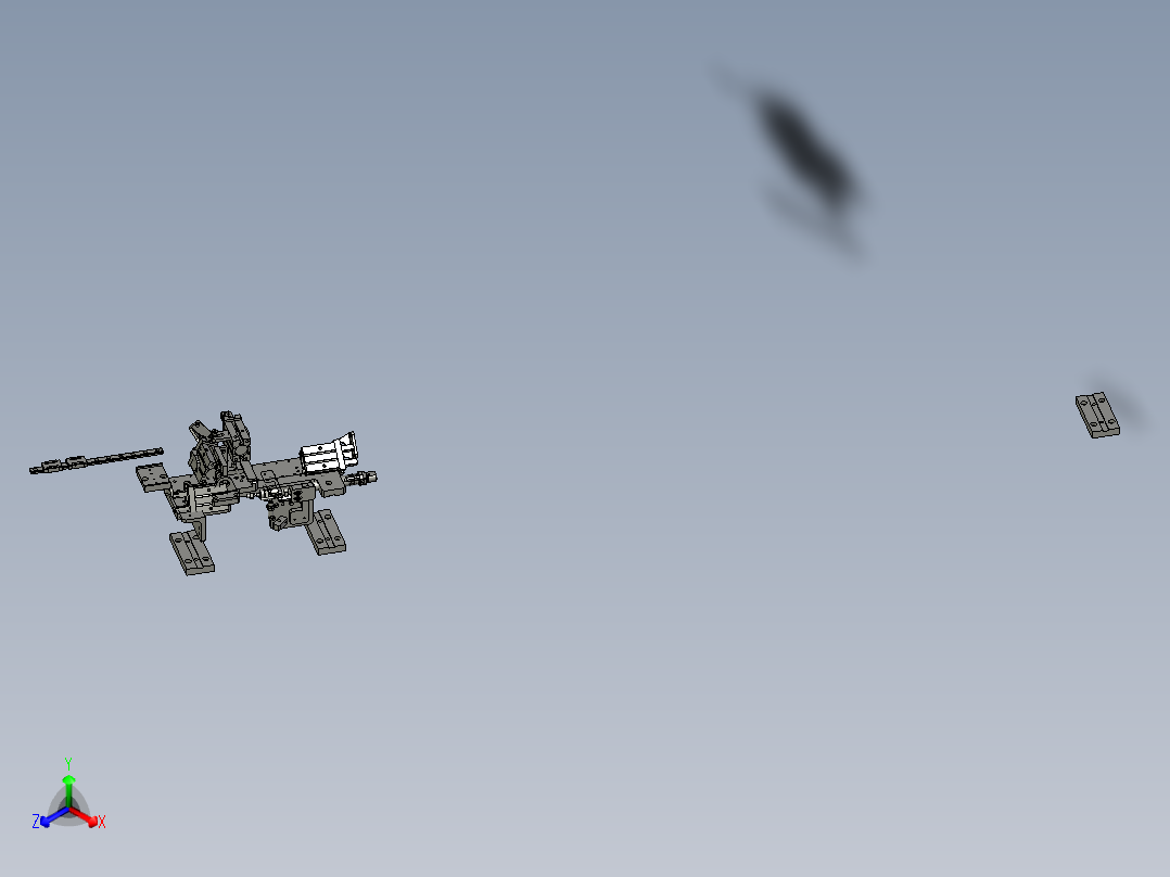 M070-插拔SIM卡模组正等轴测图