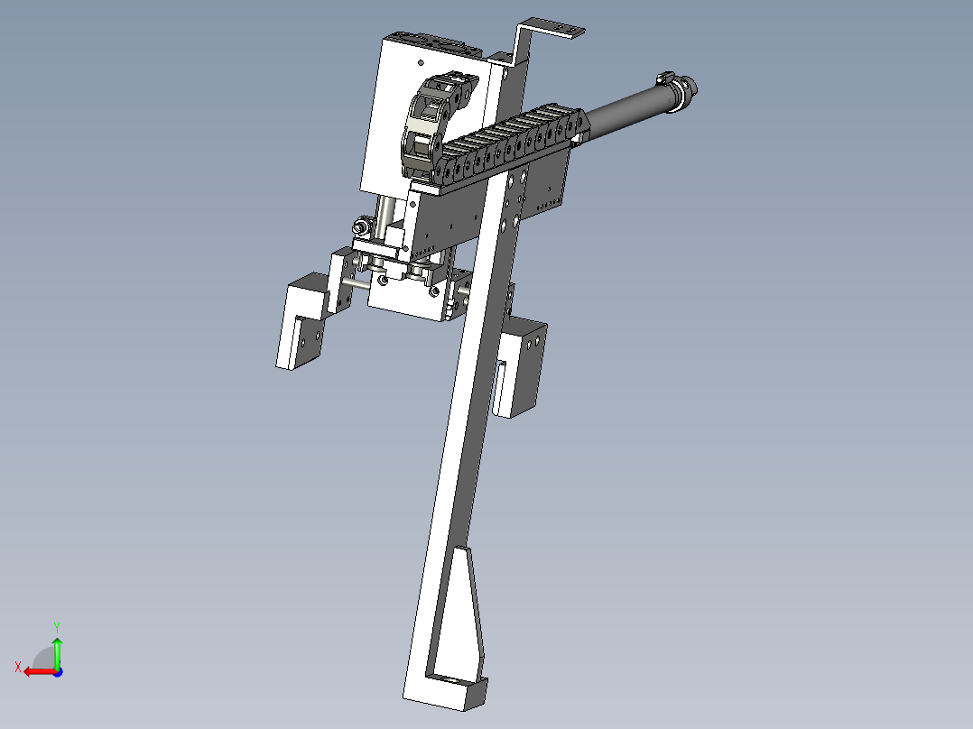 DH-拖动机器手后视图