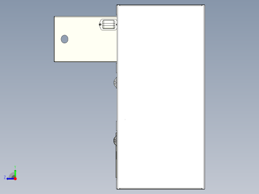 储物柜钣金柜右视缩略图