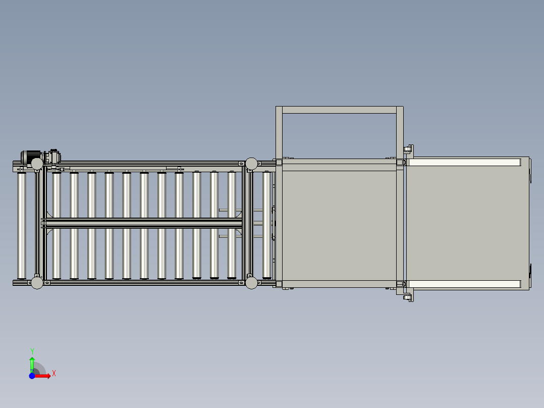 线圈升降供料机构XLXAMSLXASM前视图