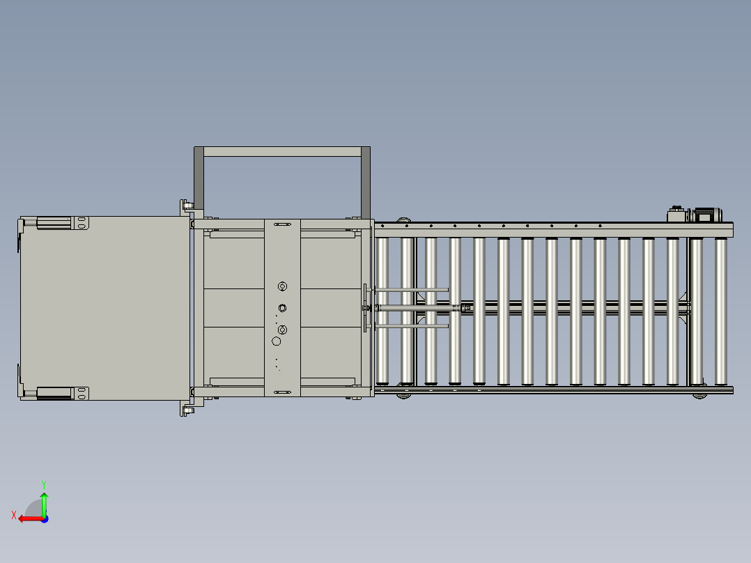 线圈升降供料机构XLXAMSLXASM后视图