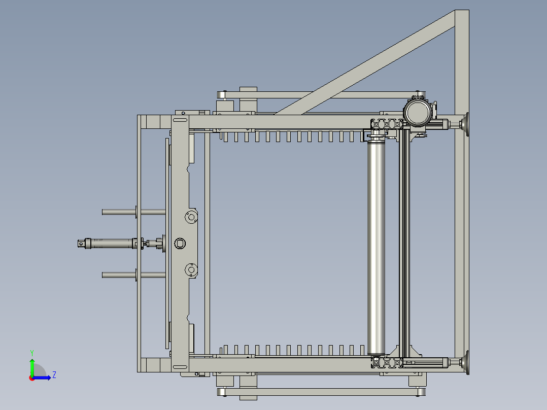 线圈升降供料机构XLXAMSLXASM左视图