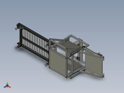 线圈升降供料机构XLXAMSLXASM正等轴测缩略图
