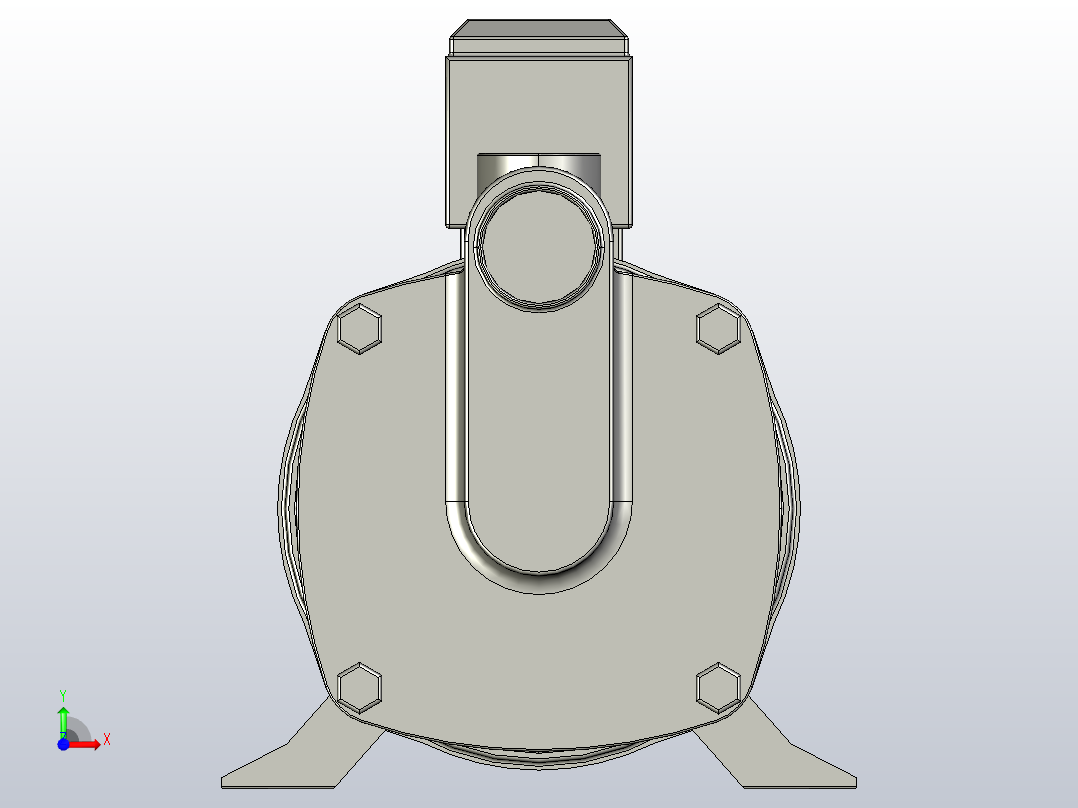 BM系列卧式多级离心泵[BM2-9X6]前视图