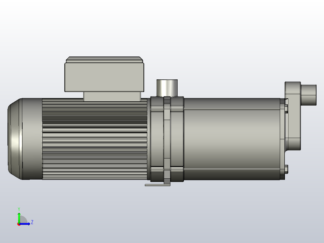 BM系列卧式多级离心泵[BM2-9X6]左视图