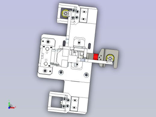 旋转真空往复循环取料机构设计前视缩略图