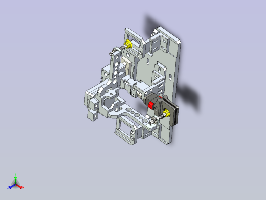 旋转真空往复循环取料机构设计正等轴测缩略图