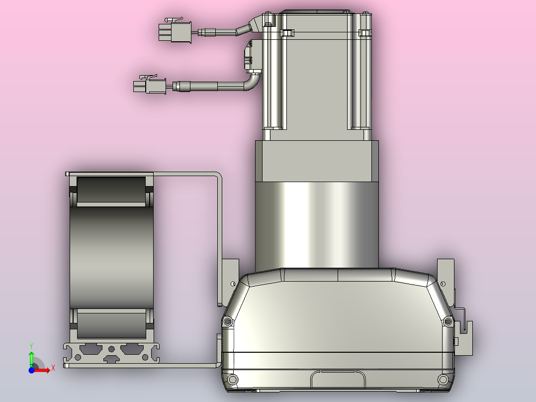 TM17-L3-1000-BC-T750W-C4-MB-3M齿轮齿条型TM17前视图
