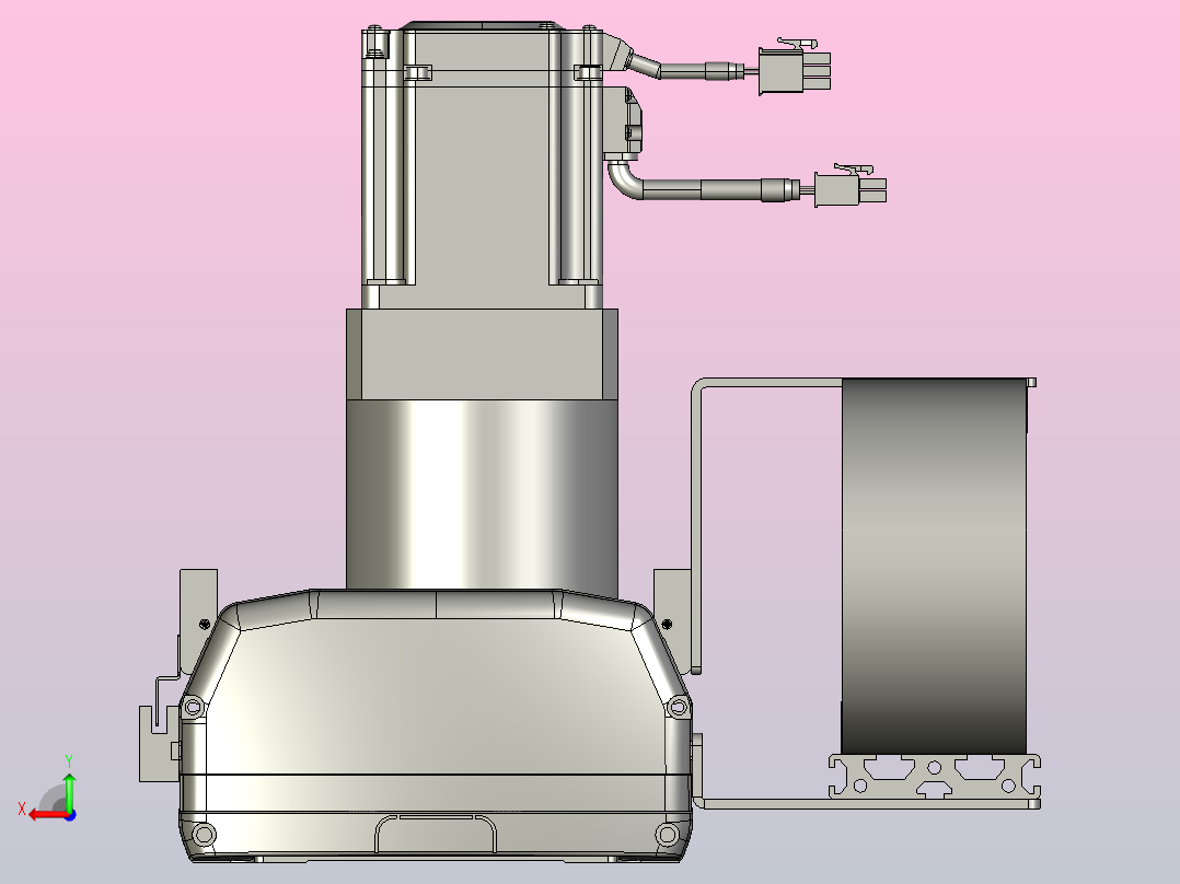 TM17-L3-1000-BC-T750W-C4-MB-3M齿轮齿条型TM17后视图
