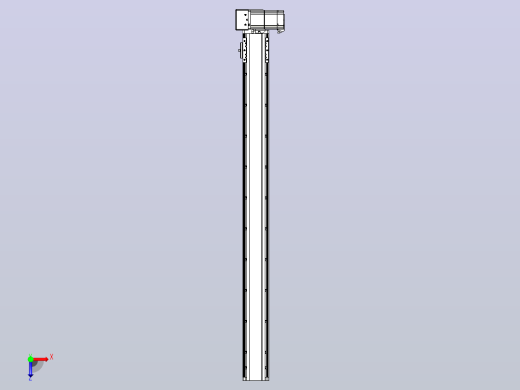 皮带直线轴半封闭可选导轨TPA-HNB-85D-90-L950-RU-C-P20-N3俯视缩略图