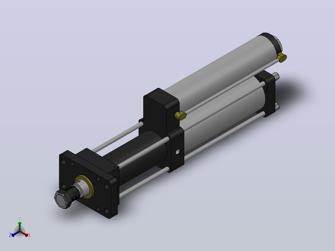 MPT-3T系列标准型[MPT-63-100-20-3T-M2-S1-90°]主视图