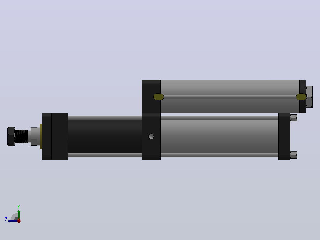 MPT-3T系列标准型[MPT-63-100-20-3T-M2-S1-90°]右视图